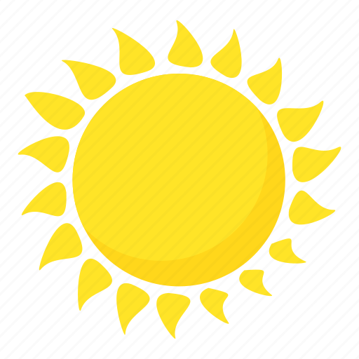 Blank, cartoon, hot, sun, sunlight, sunshine, weather icon - Download on Iconfinder