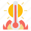 thermometer, heat, wave, weather, temperature, global, warming, heatstroke 