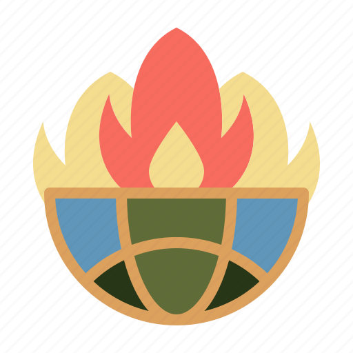 World, fire, heat, wave, weather, temperature, global icon - Download on Iconfinder