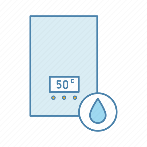 Boiler, electric, heating boiler, home, water, water heater, water heating icon - Download on Iconfinder