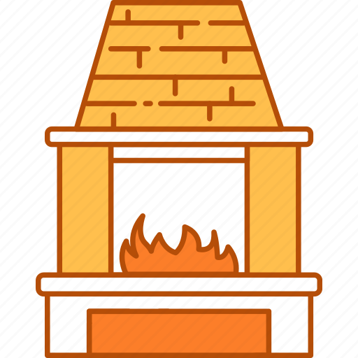 Heating, home, fireplace, decoration, interior icon - Download on Iconfinder