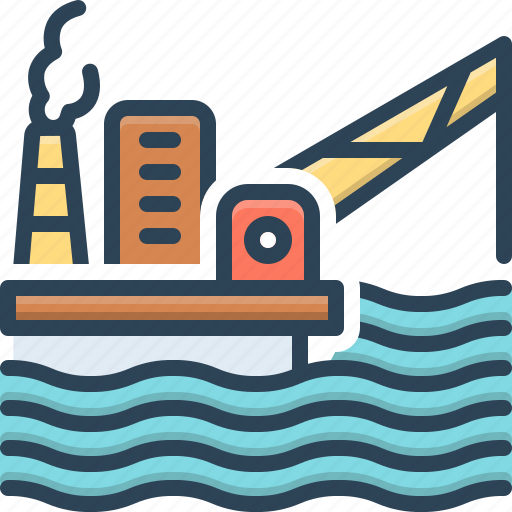 Development, drilling, energy, exploration, offshore, oil, platform icon - Download on Iconfinder