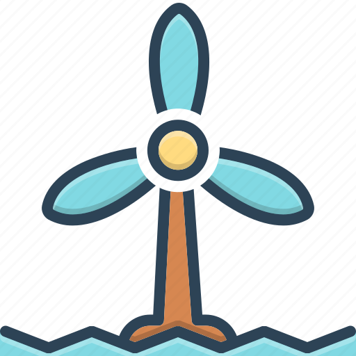 Electric, energy, generator, industry, technology, turbine, wind icon - Download on Iconfinder