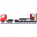 tractor unit, special transport, heavy hauler, transport, transportation, shipping