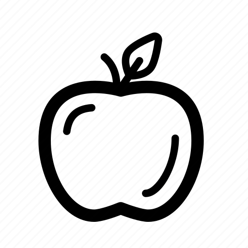 Apple, cooking, eat, food, line icon - Download on Iconfinder