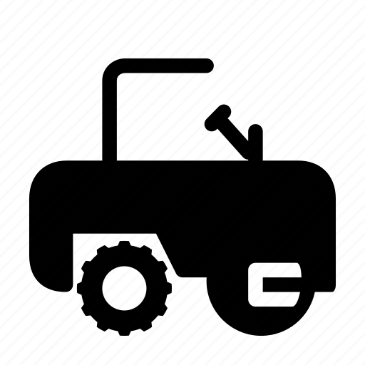 Heavy, roller, tandem, vehicle, transportation icon - Download on Iconfinder