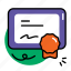 certificate, license, award, degree, achievement, school, education, study, student 