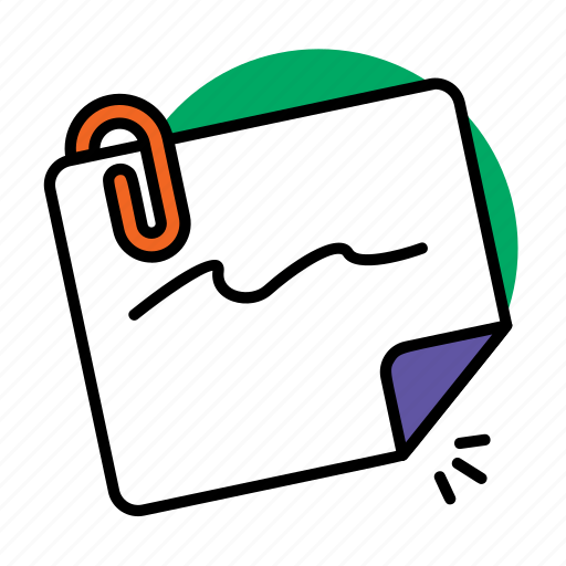 Sticky note, notes, post it, memo, reminder, school, education icon - Download on Iconfinder