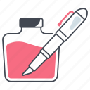 ink, writing, pen, pencil, draw, write, stationery, stationary, office