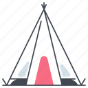 tepee, indian, tent, camp, camping, festival, outdoor