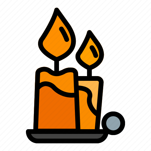 Candle, helloween, horror, ghost, zombie, dead, party icon - Download on Iconfinder