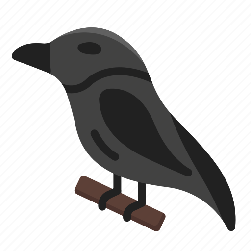 Crow, helloween, horror, ghost, zombie, dead, party icon - Download on Iconfinder