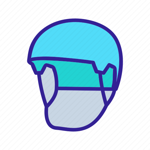 Accessory, helmet, helmets, open, protection, rider, visor icon - Download on Iconfinder
