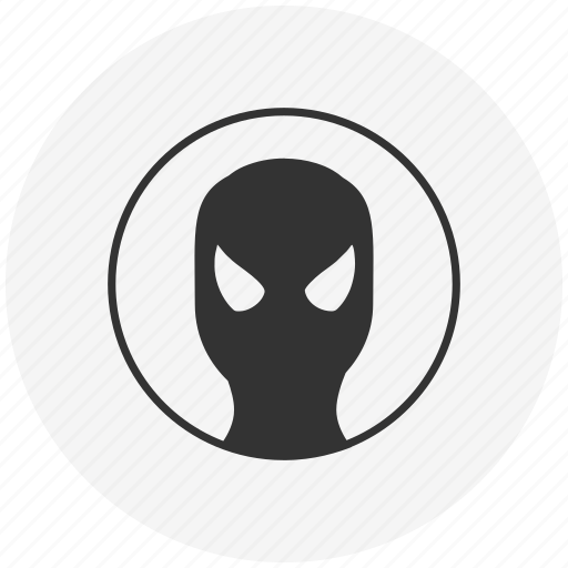 Avatar, face, man, mask, round, spider, spiderman icon - Download on Iconfinder