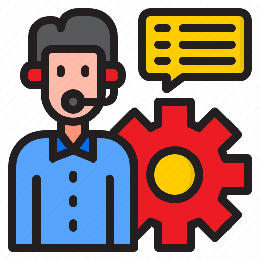 Help, man, message, setting, support icon - Download on Iconfinder