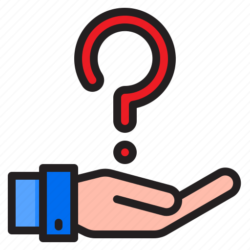 Hand, help, question, service, support icon - Download on Iconfinder