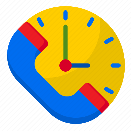 Call, clock, help, phone, support icon - Download on Iconfinder