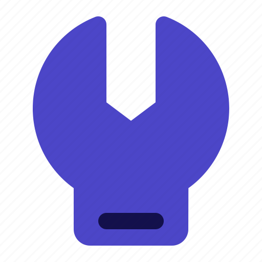 Wrench, settings, configuration, maintenance, spare part icon - Download on Iconfinder