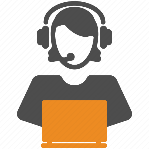 Desk Help Helpdesk Support Woman Icon
