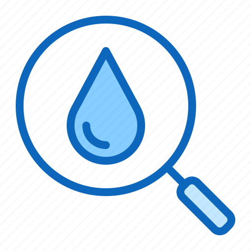 Blood, drop, glass, hematology, magnifier, test icon - Download on Iconfinder