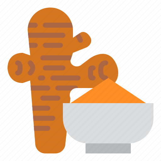 Turmeric, herb, spice, healthy, ingredient icon - Download on Iconfinder
