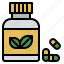 bottle, capsule, herb, spice, healthy 