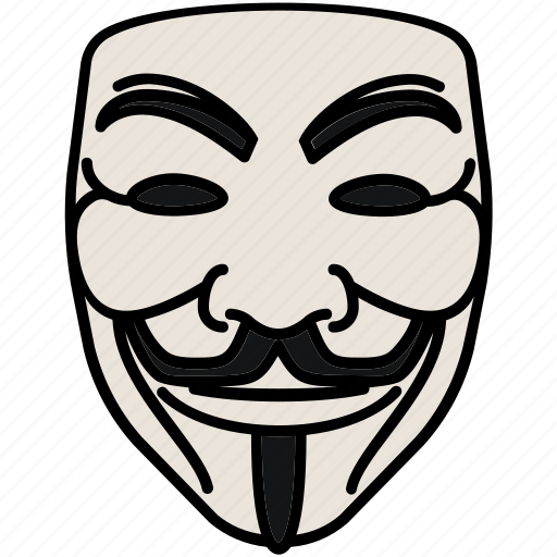 Anonymous Guy Fawkes Hacker Mask Icon Download On Iconfinder