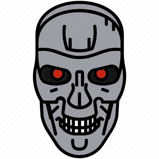 Droid, robot, skynet, terminator icon - Download on Iconfinder