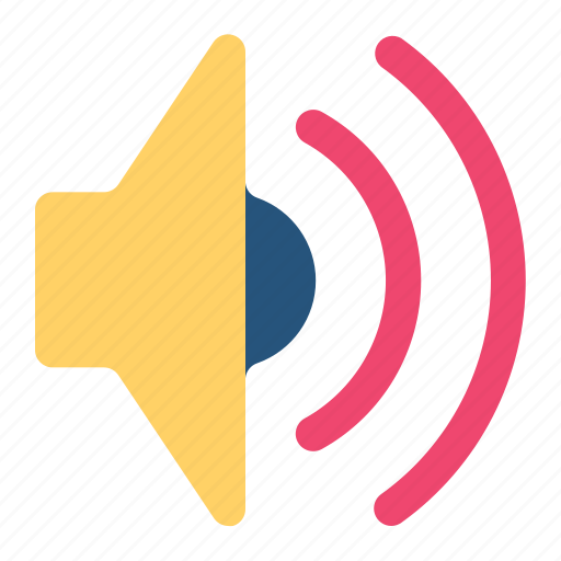 Audio, music, on, sound, speaker icon - Download on Iconfinder