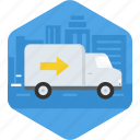 delivery, express, fast, guick, transportation, truck