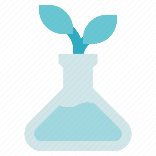 Bioengineering, science, medical, biology, laboratory, flask, plant icon - Download on Iconfinder