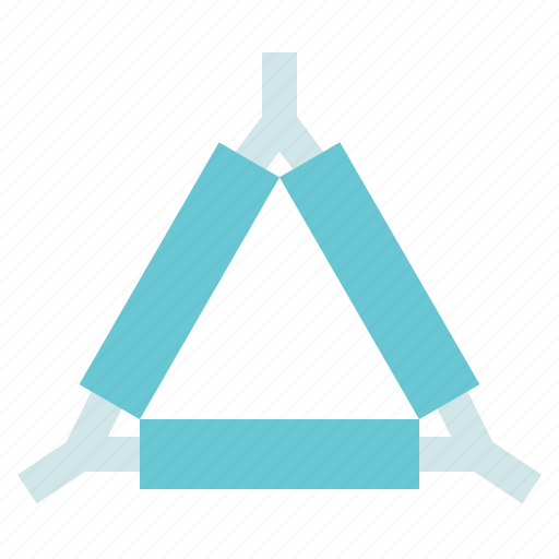 Clay, triangle, chemistry, laboratory icon - Download on Iconfinder