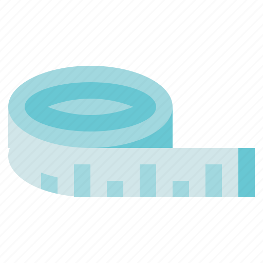 Fitness, measuring tape, gym, size tape icon - Download on Iconfinder