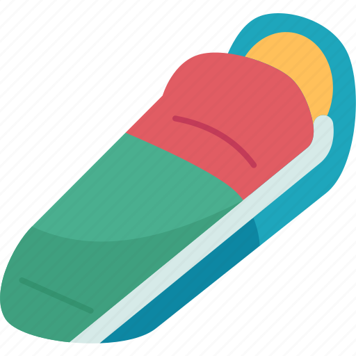 Sleeping, bag, comfort, camping, overnight icon - Download on Iconfinder