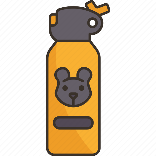 Spray, bear, aerosol, protection, wild icon - Download on Iconfinder