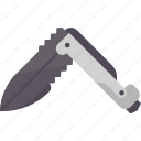 knife, pocket, cutting, blade, dagger