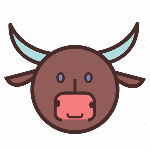 Bull, calendar, chinese, face, new, year icon - Download on Iconfinder