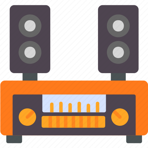 Speakers, loudspeaker, moniter, stereo, icon icon - Download on Iconfinder