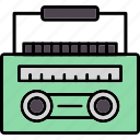 radio, cassette, boombox, player, recorder, stereo, icon