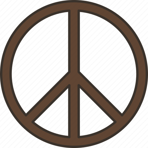 Peace, antiwar, sign, hippie, hope icon - Download on Iconfinder