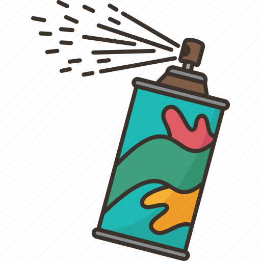 Spray, paint, bottle, graffiti, color icon - Download on Iconfinder
