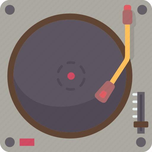 Turntable, record, vinyl, disc, songs icon - Download on Iconfinder