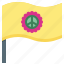 flag, miscellaneous, hippies, peace 