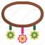 necklace, jewel, accessories, jewelry, hippies, flower 