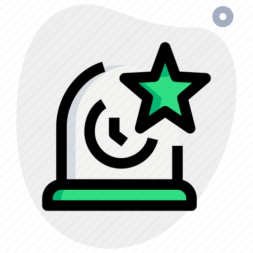 Clock, star, time, fashion icon - Download on Iconfinder