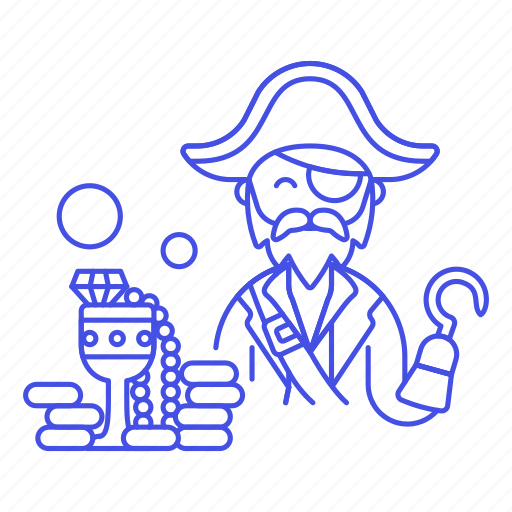 Cup, gold, hat, history, hook, jewerly, loot icon - Download on Iconfinder