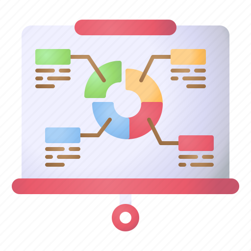 Presentation, pie, chart, diagram, business icon - Download on Iconfinder