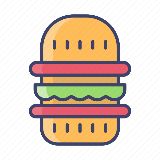 Burger, fastfood, food, junkfood, hamburger icon - Download on Iconfinder