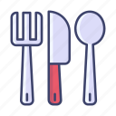 food, cutlery, fork, knife, spoon