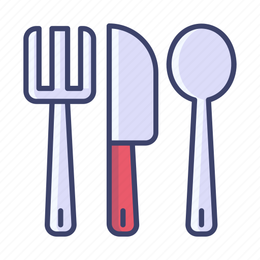 Food, cutlery, fork, knife, spoon icon - Download on Iconfinder